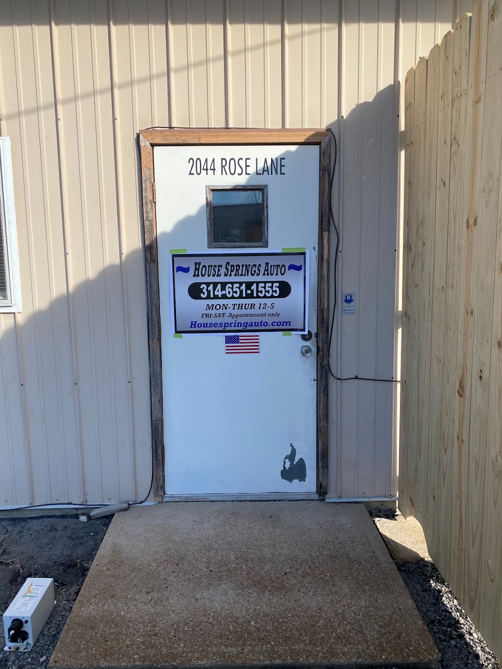 House Springs Auto llc | 526 Twin View Dr, Villa Ridge, MO 63089, USA | Phone: (314) 651-1555