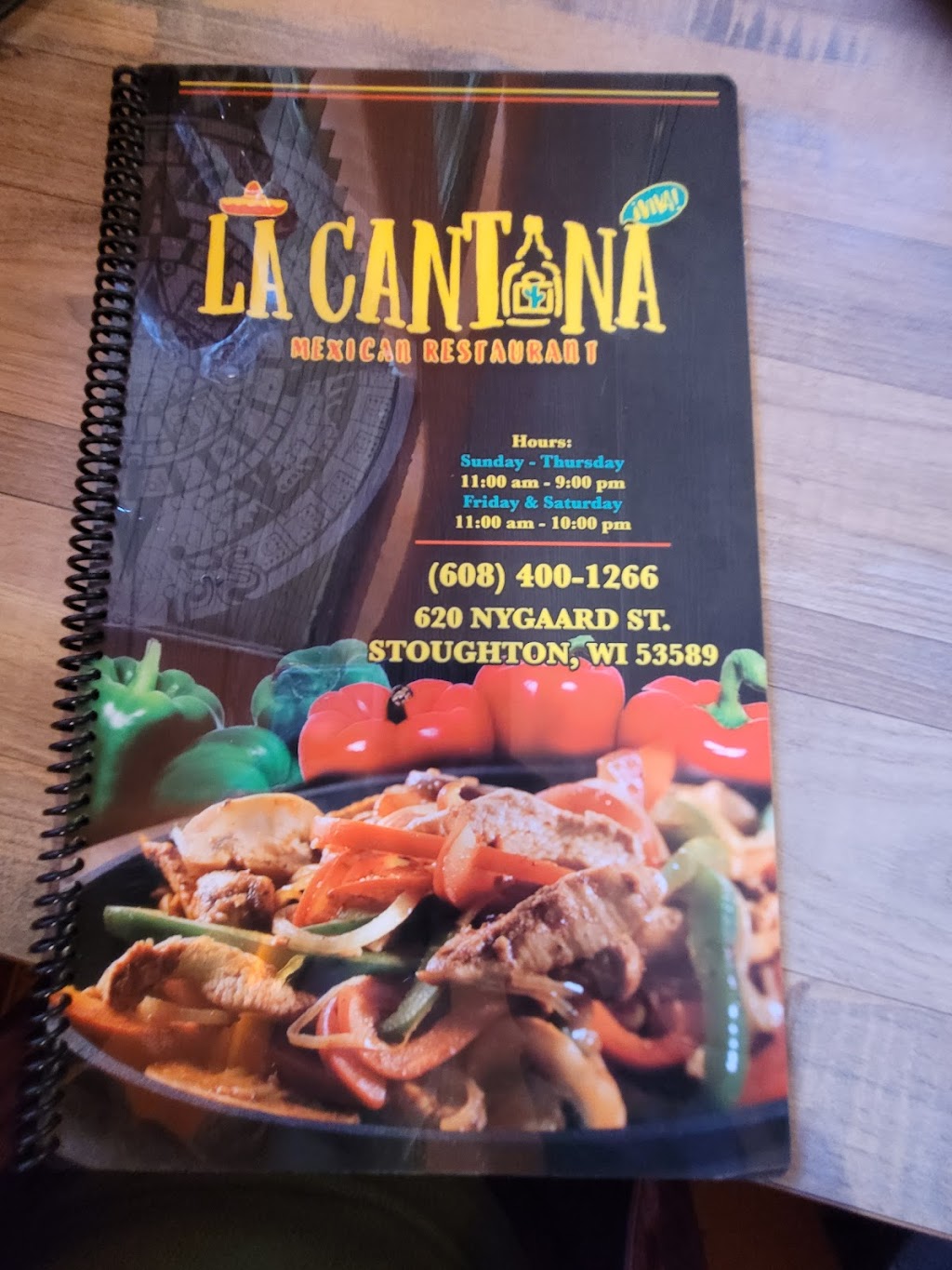 La Cantina | 620 Nygaard St, Stoughton, WI 53589, USA | Phone: (608) 400-1266