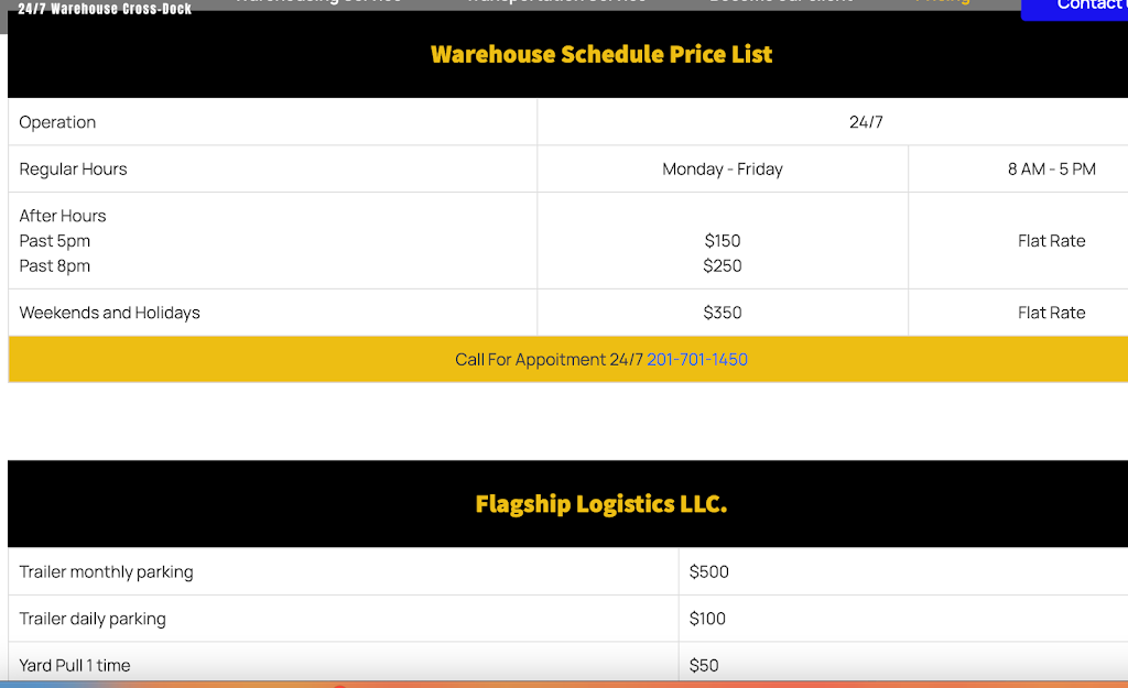 24/7 Warehouse crossdock | 34 Columbia Rd, Branchburg, NJ 08876, USA | Phone: (201) 701-1450