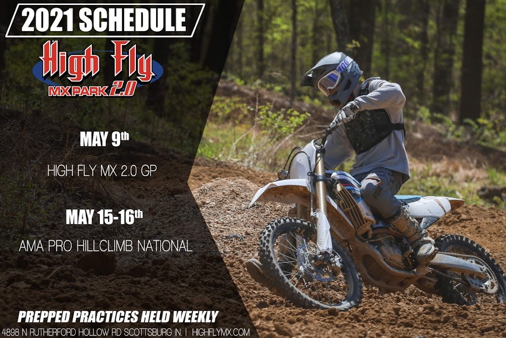 High Fly MX Park 2.0 | 4898 N Rutherford Hollow Rd, Scottsburg, IN 47170, USA | Phone: (812) 374-8228