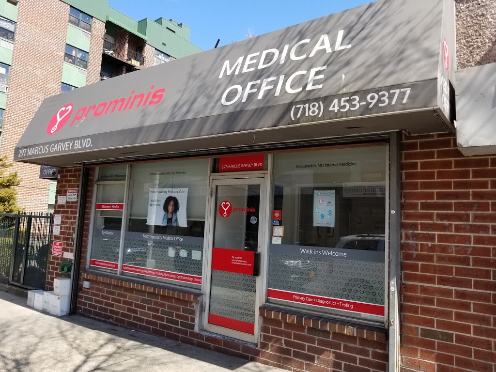 Prominis Medical Services | 297 Marcus Garvey Blvd, Brooklyn, NY 11221, USA | Phone: (718) 453-9377