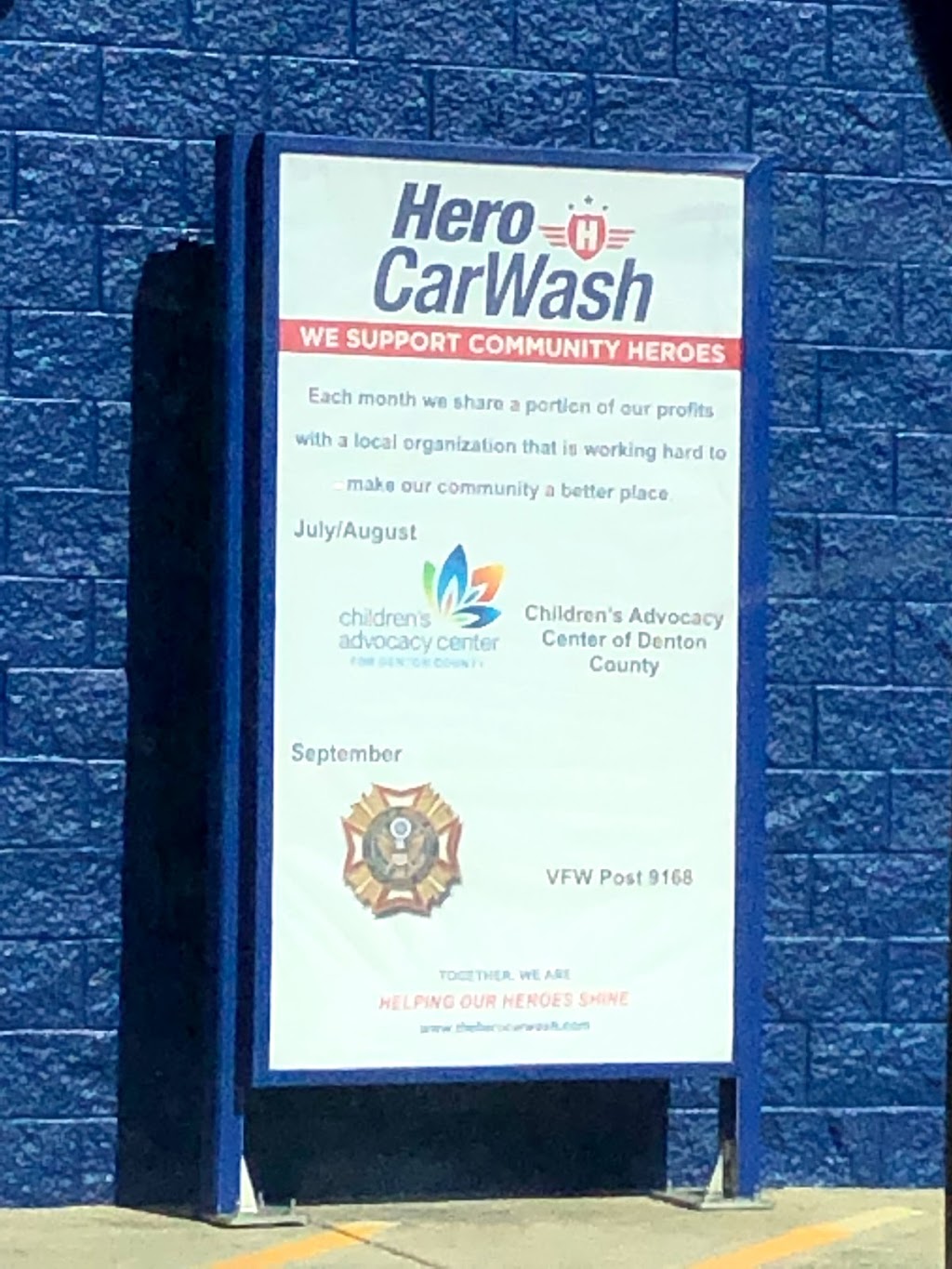 Hero Car Wash | 101 Continental Dr, Lewisville, TX 75067 | Phone: (214) 897-5733