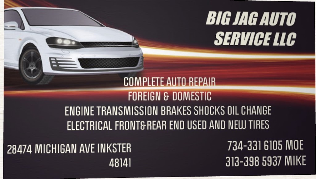 Big jag auto service llc | 28474 Michigan Ave, Inkster, MI 48141, USA | Phone: (734) 331-6105