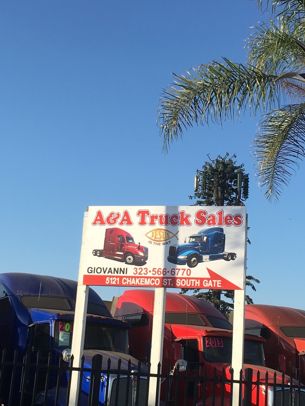 A & A Truck Sales | 5121 Chakemco St, South Gate, CA 90280, USA | Phone: (323) 566-6770