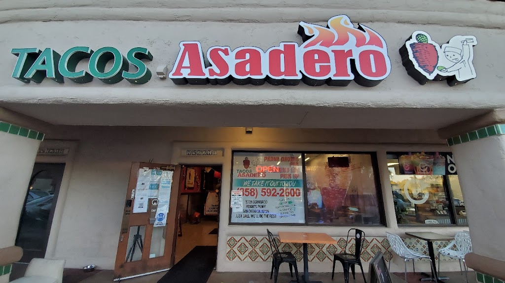 Tacos Asadero | 15721 Bernardo Heights Pkwy, San Diego, CA 92128, USA | Phone: (858) 592-2600