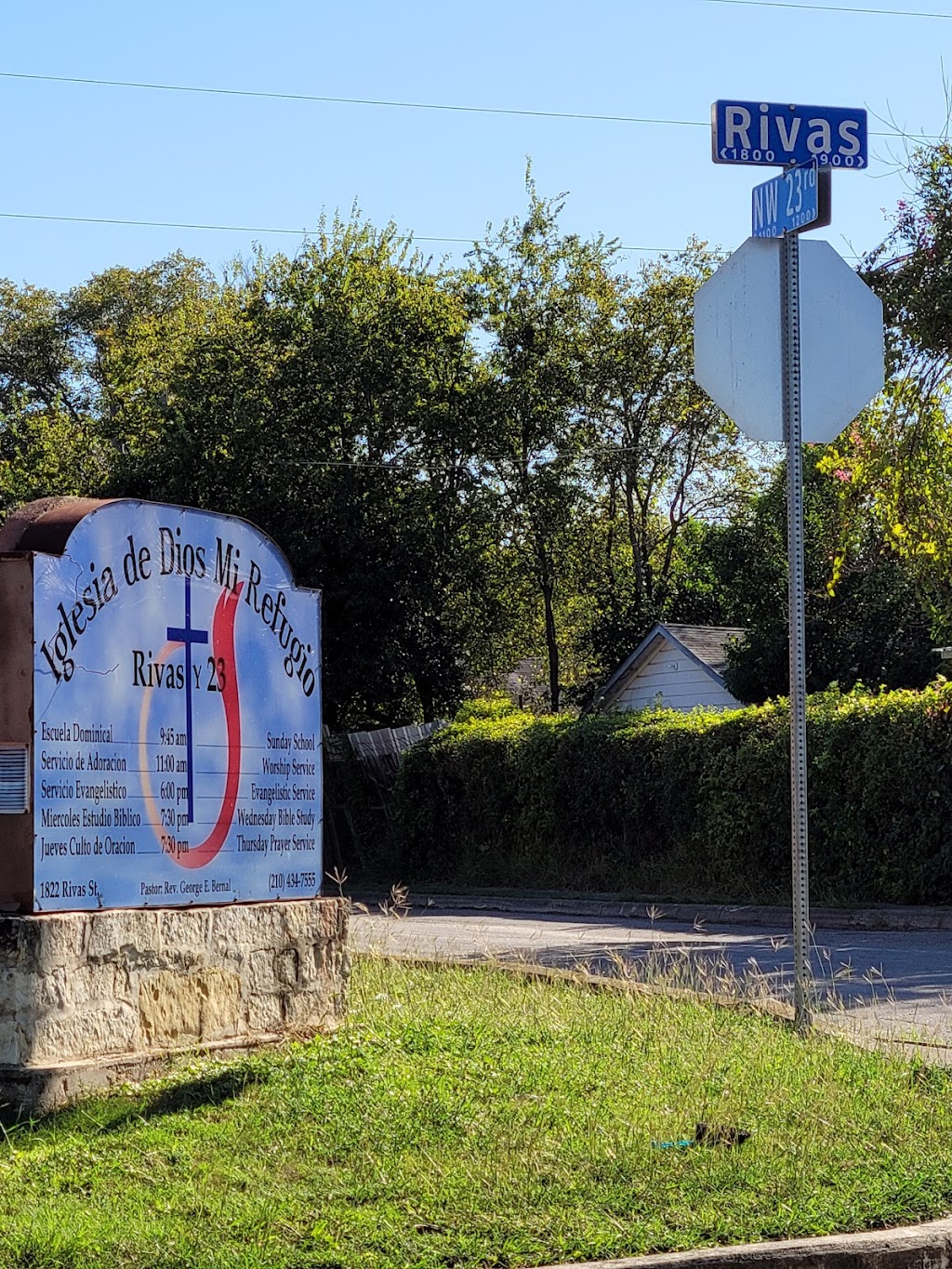 Iglesia De Dios Mi Refugio | 1822 Rivas St, San Antonio, TX 78207, USA | Phone: (210) 434-7555