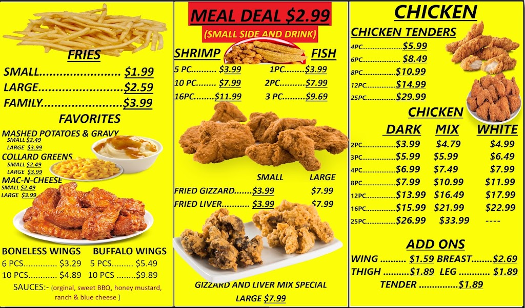 Fry Basket | Gilmerton Shopping Center, 1120 George Washington Hwy N, Chesapeake, VA 23323, USA | Phone: (757) 485-5803