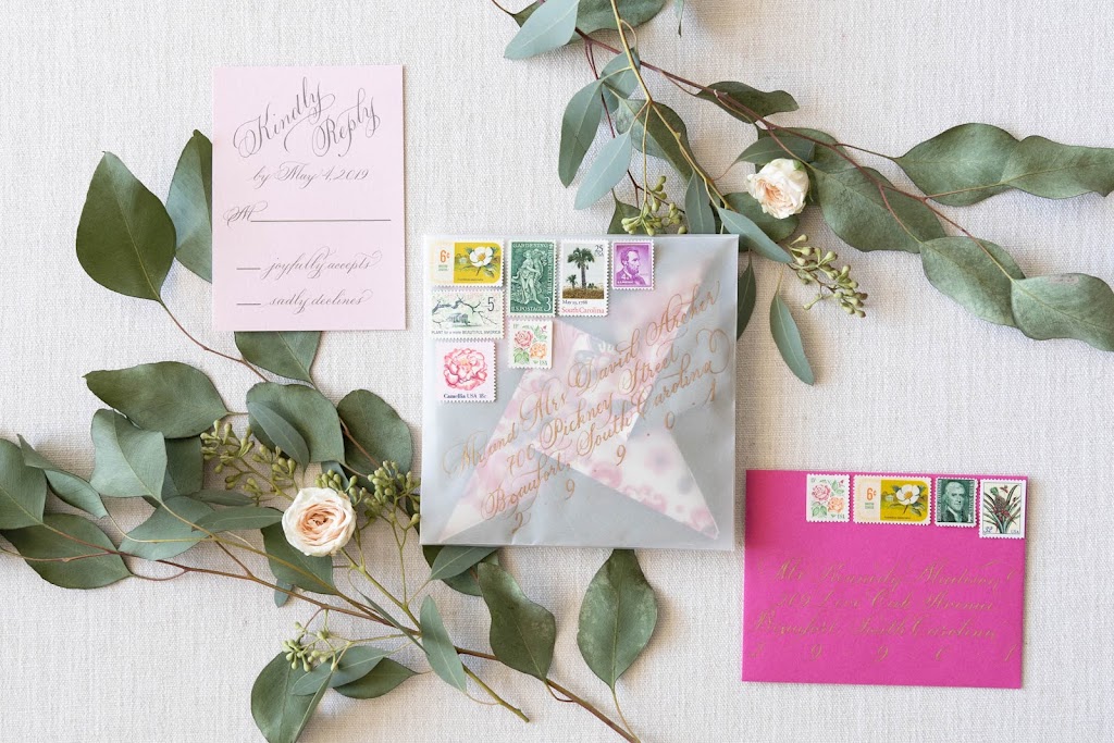 Extras by Emily - Calligraphy, Custom Invitations and more | 209 Avondale Cir, Severna Park, MD 21146 | Phone: (843) 697-5986