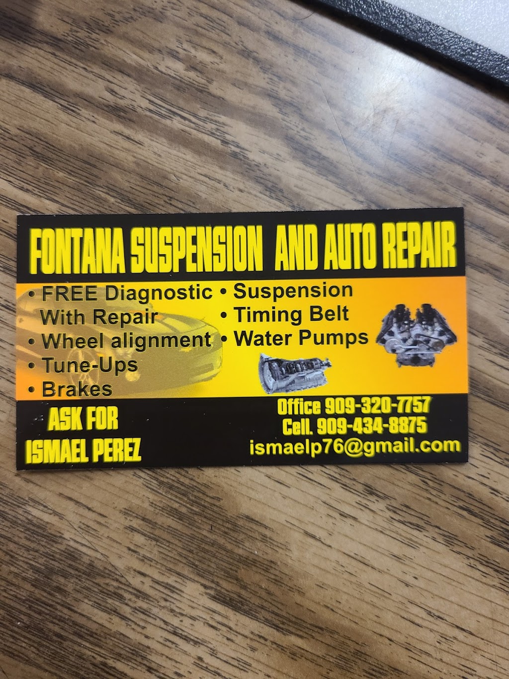 fontana suspension and auto repair | 17474 Foothill Blvd unit A, Fontana, CA 92335, USA | Phone: (909) 320-7757