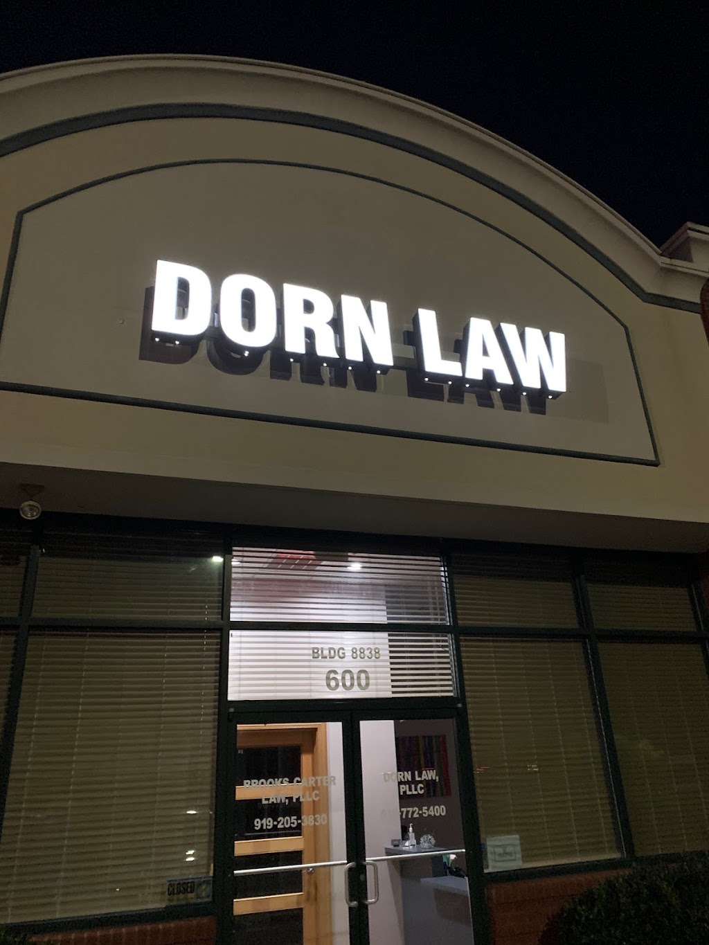 Dorn Law, PLLC | 8838 US-70 BUS STE 600, Clayton, NC 27520, USA | Phone: (919) 772-5400