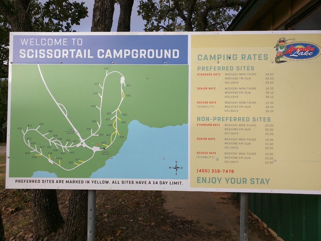 Scissortail Campground | 6400 E 15th St, Edmond, OK 73013, USA | Phone: (405) 216-7476