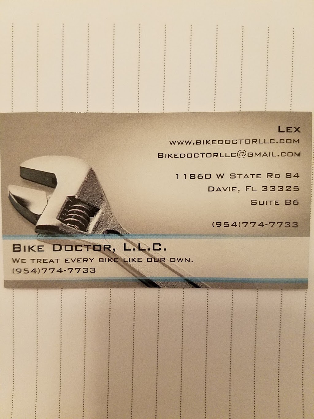 Bike Doctor LLC | 11860 W State Rd 84 suite b 6, Davie, FL 33325, USA | Phone: (954) 774-7733