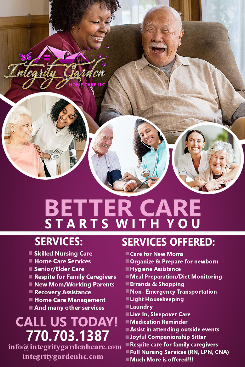 Integrity Garden Home Care, LLC | 2763 Hwy 138 SE Suite A, Jonesboro, GA 30236, USA | Phone: (770) 703-1387