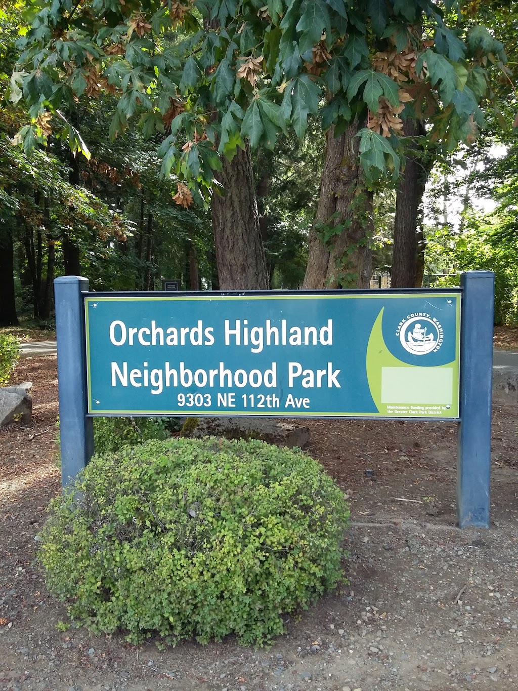 Orchards Highlands Neighborhood Park | 9310 NE 112th Ave, Vancouver, WA 98662, USA | Phone: (360) 397-2285