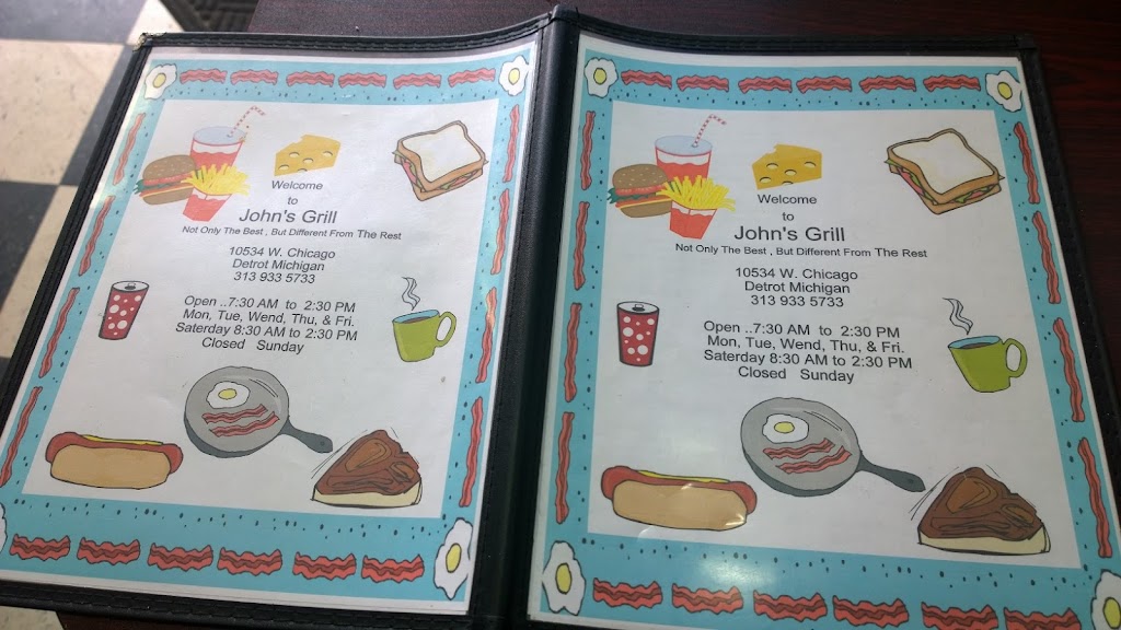 Johns Grill Coney Island | 10534 W Chicago, Detroit, MI 48204, USA | Phone: (313) 933-5733