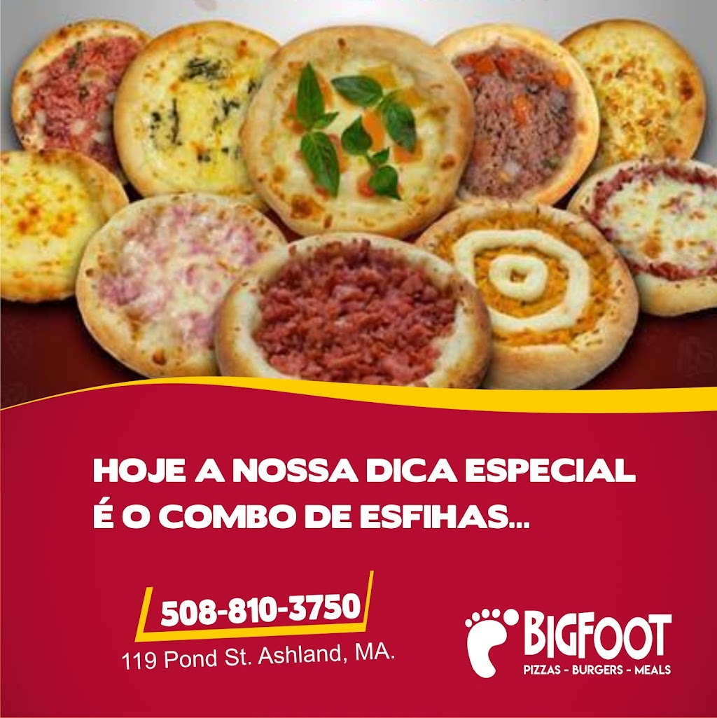 Big Foot Pizzaria | 119 Pond St, Ashland, MA 01721, USA | Phone: (508) 810-3750