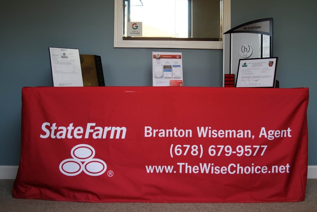 Branton Wiseman - State Farm Insurance Agent | 2755 Antioch Rd #500, Cumming, GA 30040, USA | Phone: (678) 679-9577