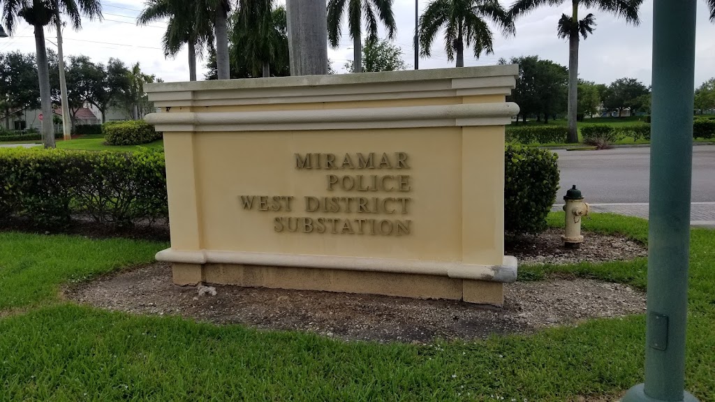 Miramar Police West District Station | 2811 SW 186th Ave, Miramar, FL 33029, USA | Phone: (954) 602-2100