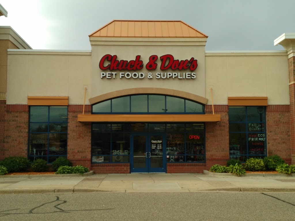 Chuck & Dons Pet Food & Supplies | 4255 Pheasant Ridge Dr NE Unit 304, Blaine, MN 55449, USA | Phone: (763) 253-4138