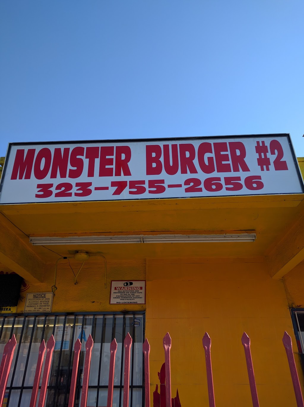 Monster Burger No. 2 | 10901 S Main St, Los Angeles, CA 90061, USA | Phone: (323) 755-2656