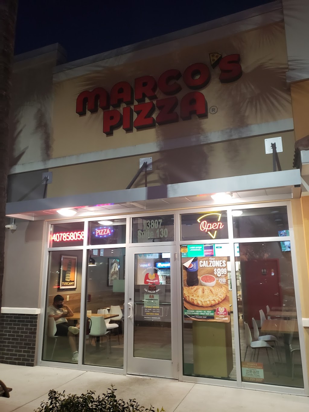 Marcos Pizza | 13807 Landstar Blvd Suite 130, Orlando, FL 32824, USA | Phone: (407) 858-0588