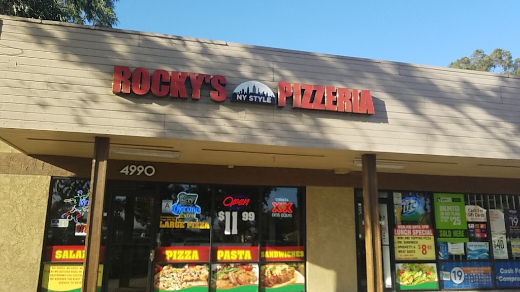 Rockys New York Pizza | 4990 Holt Blvd, Montclair, CA 91763, USA | Phone: (909) 626-7033