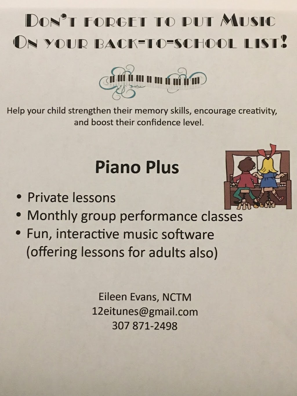Piano Plus | 17201 N Elko Dr, Surprise, AZ 85374, USA | Phone: (307) 871-2498
