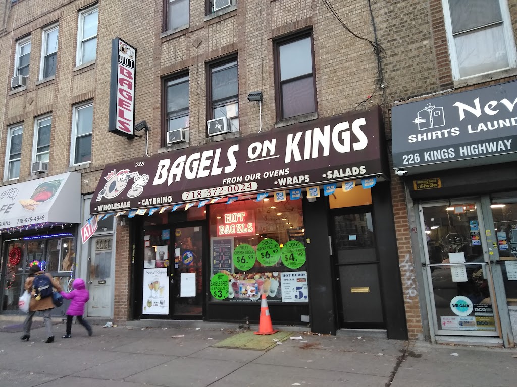 Bagels on Kings | 228 Kings Hwy, Brooklyn, NY 11223, USA | Phone: (718) 372-0024