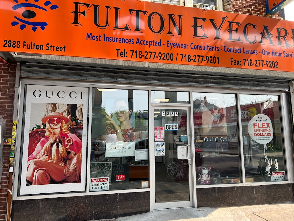 Fulton Eyecare | 2888 Fulton St, Brooklyn, NY 11207, USA | Phone: (718) 277-9200