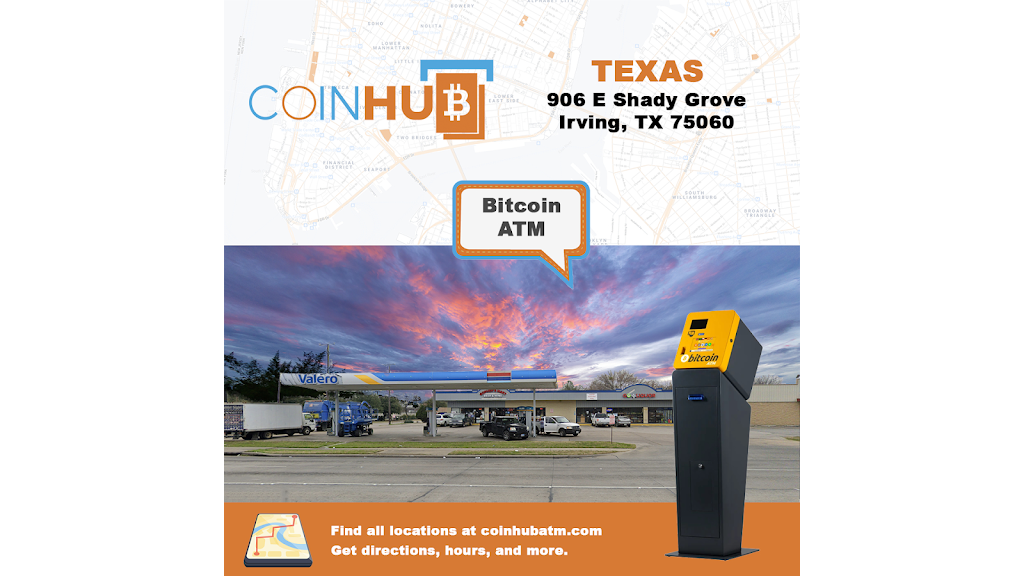 Bitcoin ATM Irving - Coinhub | 906 E Shady Grove Rd, Irving, TX 75060, USA | Phone: (702) 900-2037