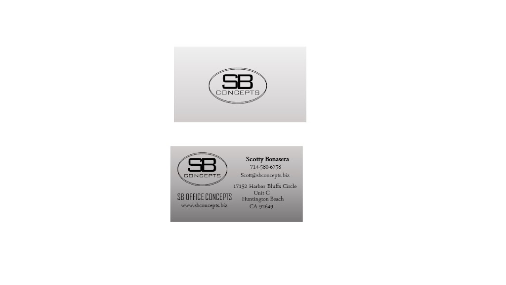 SB Office Concepts | 17152 Harbor Bluffs Cir Unit C, Huntington Beach, CA 92649, USA | Phone: (714) 580-6758