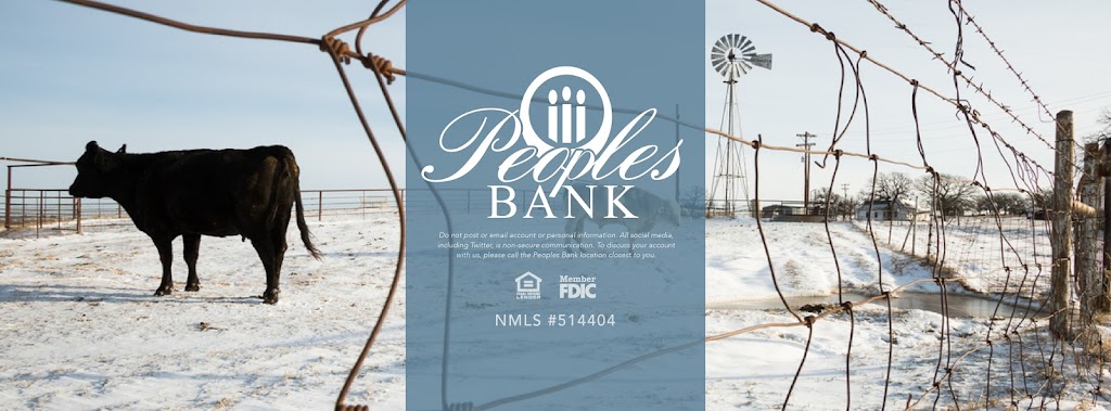 Peoples Bank | 1605 W Division St, Slaton, TX 79364, USA | Phone: (806) 728-2265