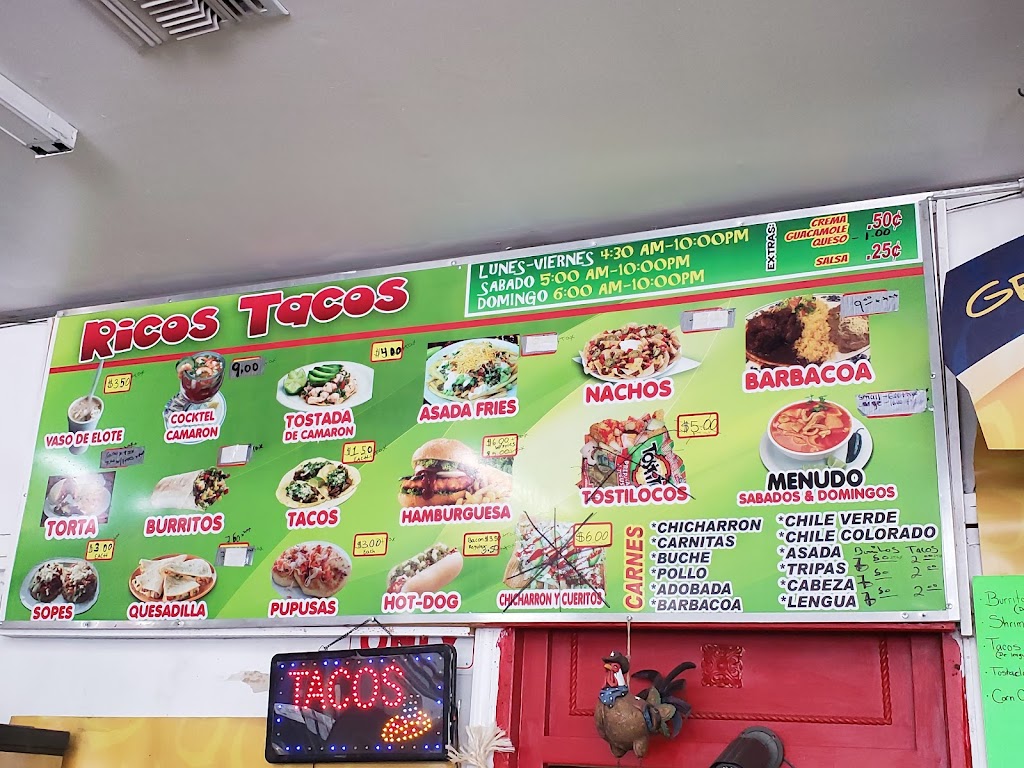 Ricos Tacos | 3016 W Olive Ave, Fresno, CA 93722, USA | Phone: (559) 217-6893