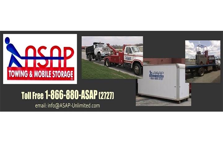 ASAP Towing, Hauling & Mobile Storage | 2940 WI-83, Hartford, WI 53027, USA | Phone: (262) 673-3351