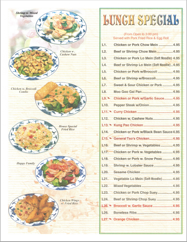 Rainbow Island Chinese Restaurant | 5209 33rd St E, Bradenton, FL 34203, USA | Phone: (941) 751-5773