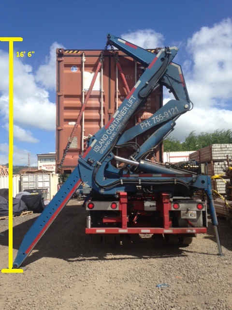 Island Container Lift | 91-1799 Roosevelt Ave, Kapolei, HI 96707, USA | Phone: (808) 755-9121