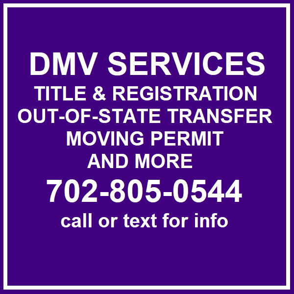 DMV 4 ME Title & Registration Service | 3430 E Tropicana Ave Ste 20, Las Vegas, NV 89121, USA | Phone: (702) 805-0544