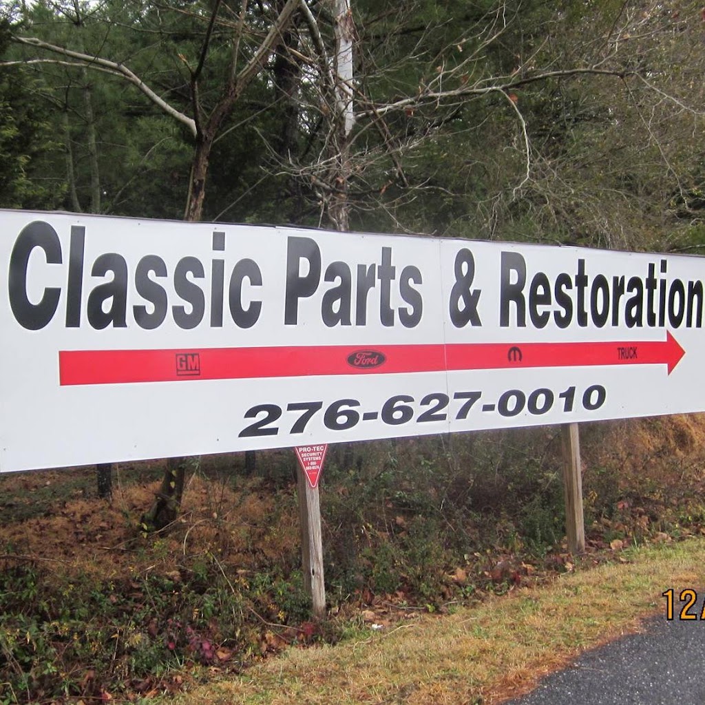 A-1 Classic Parts & Restoration | 38 Tower Rd, Bassett, VA 24055, USA | Phone: (276) 627-0010