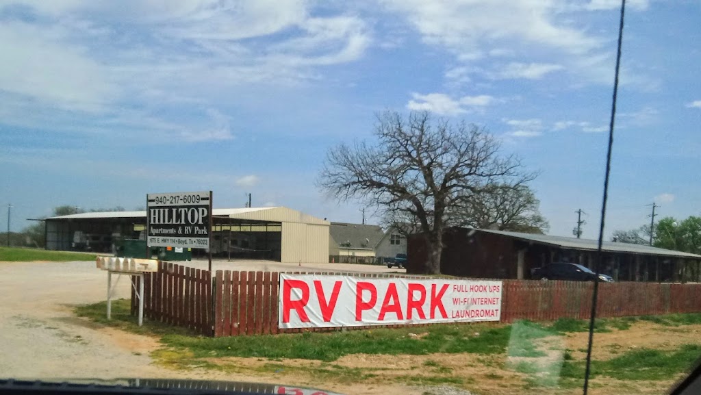 Hilltop Apartments and RV Park | 1675 E State Hwy 114, Boyd, TX 76023, USA | Phone: (940) 217-6009