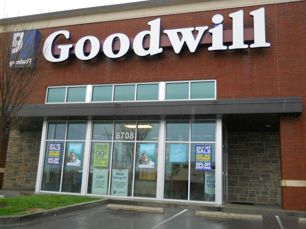 Goodwill Retail Store | 6708 Nolensville Pk, Brentwood, TN 37027, USA | Phone: (615) 346-1696