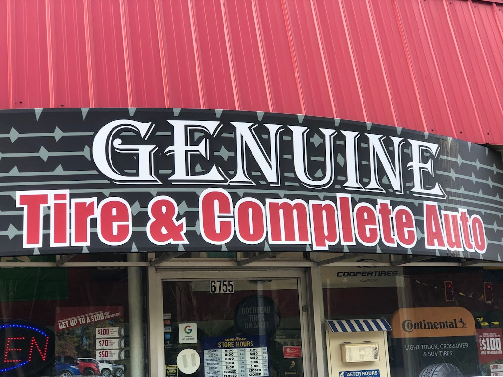 Genuine Tire & Complete Auto | 6755 Melton Rd, Portage, IN 46368, USA | Phone: (219) 841-9304