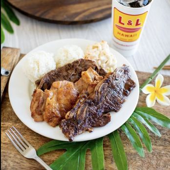 L&L Hawaiian Barbecue | 510 Oceanside Blvd Unit 102, Oceanside, CA 92054, USA | Phone: (760) 231-1142