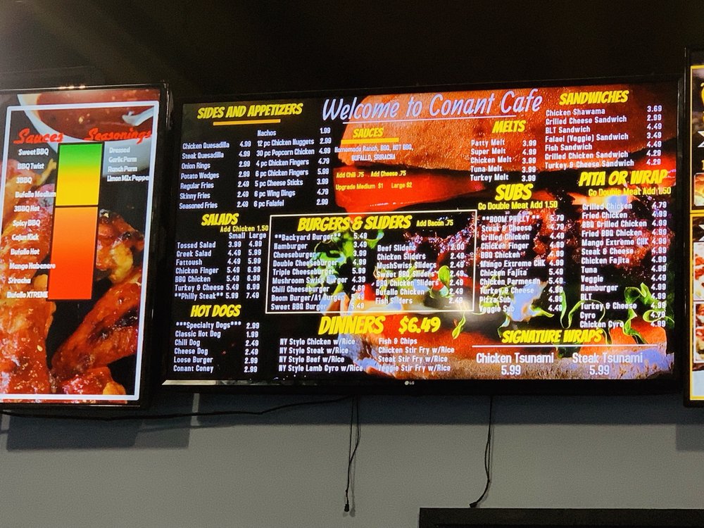 Conant Cafe Pizza and Grill | 9240 Conant St, Hamtramck, MI 48212 | Phone: (313) 875-2233