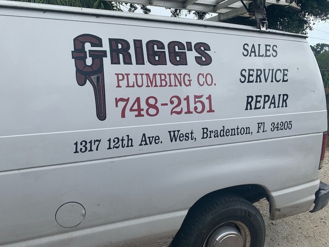 Griggs Plumbing | 1317 12th Ave W, Bradenton, FL 34205, USA | Phone: (941) 748-2151