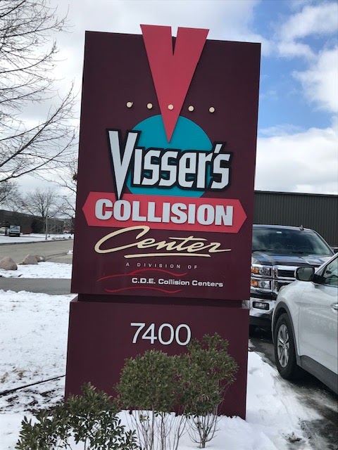 CDE Collision Center-Vissers Tinley Park | 7400 Duvan Dr, Tinley Park, IL 60477, USA | Phone: (708) 532-7400