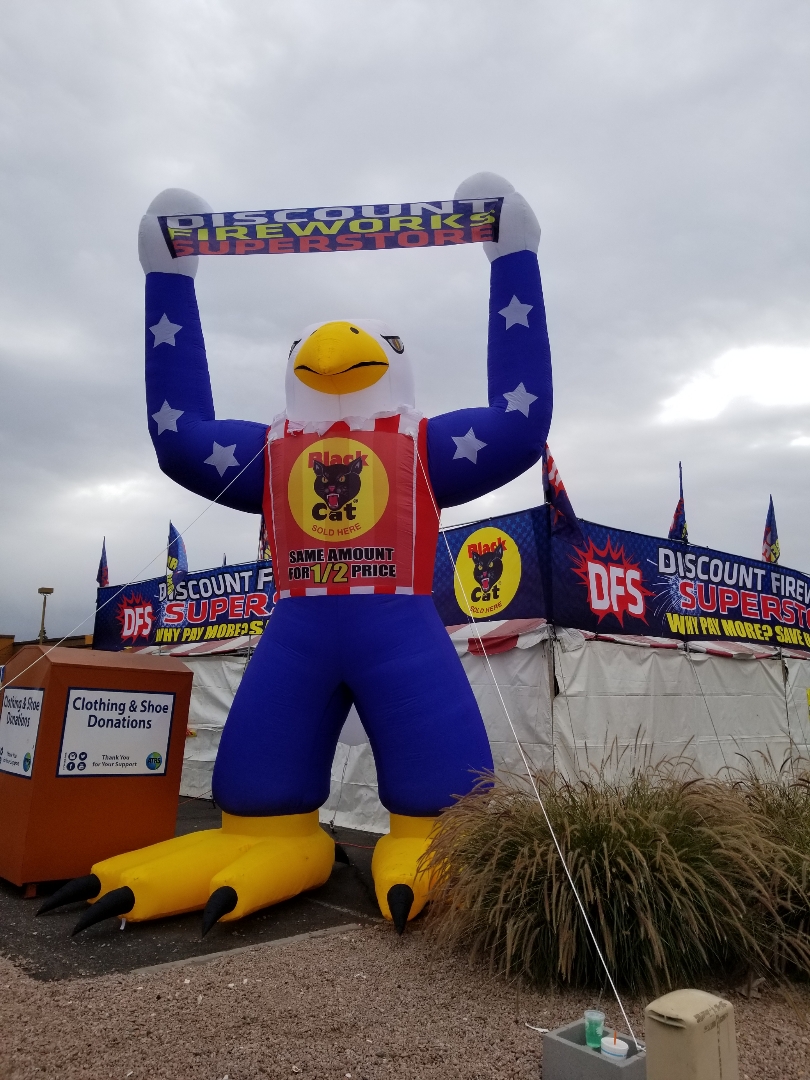 Discount Fireworks Superstore | 7910 S Meridian Rd, Meridian, ID 83642, USA | Phone: (208) 860-1486