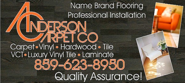 Anderson Carpet Co Inc | 215 N Keeneland Dr, Richmond, KY 40475, USA | Phone: (859) 623-8950