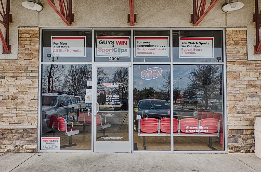 Sport Clips Haircuts of Cedar Hill | 213 N Hwy 67 Ste 400-A, Cedar Hill, TX 75104, USA | Phone: (972) 291-6464