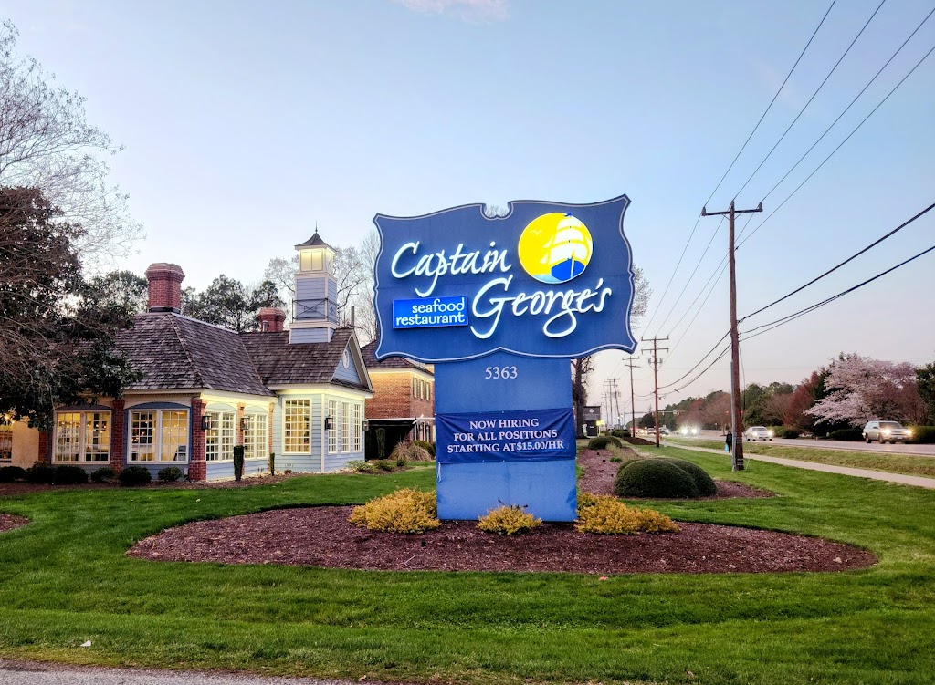 Captain Georges Seafood Restaurant | 5363 Richmond Rd, Williamsburg, VA 23188, USA | Phone: (757) 565-2323