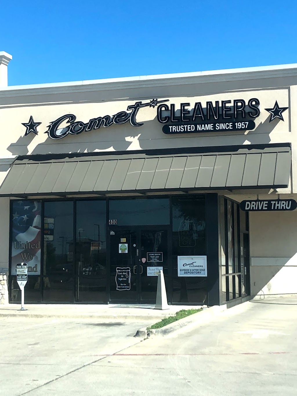 Comet Cleaners | 2815 Fort Worth Hwy #40, Hudson Oaks, TX 76087, USA | Phone: (817) 599-4755